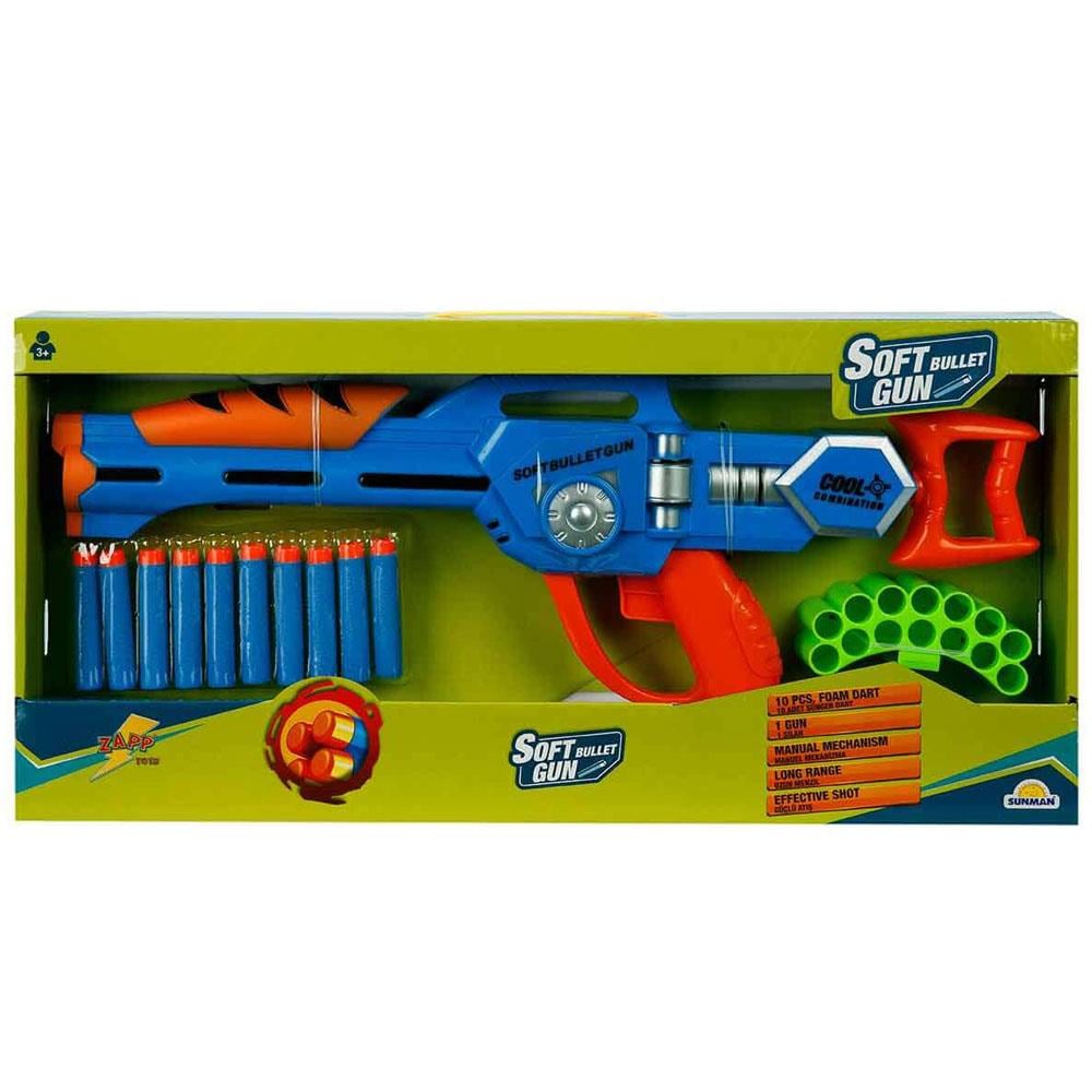 Sunman Oyuncak Soft Bullet Sünger Dart Atan Tüfek 01001375