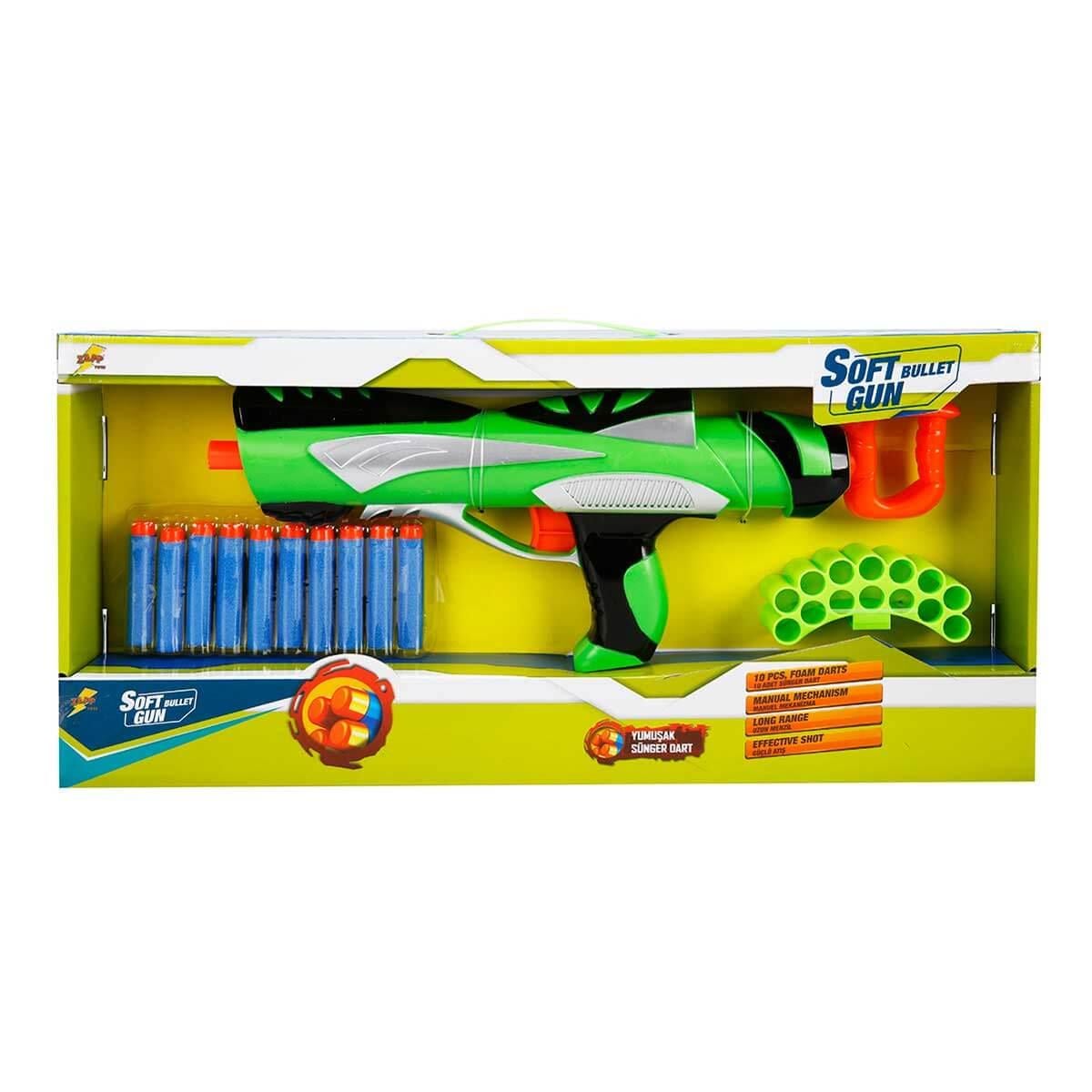 Sunman Oyuncak Soft Bullet Sünger Dart Atan Tüfek 01001375
