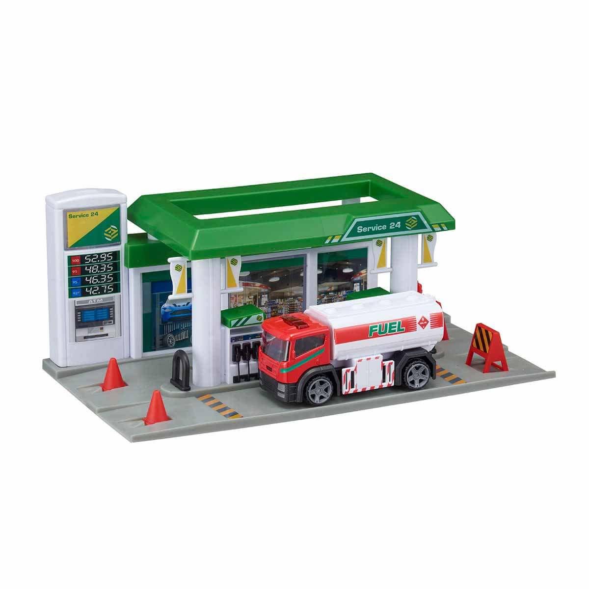 Sunman Oyuncak Teamsterz Service Station Petrol İstasyonu Seti 00073151
