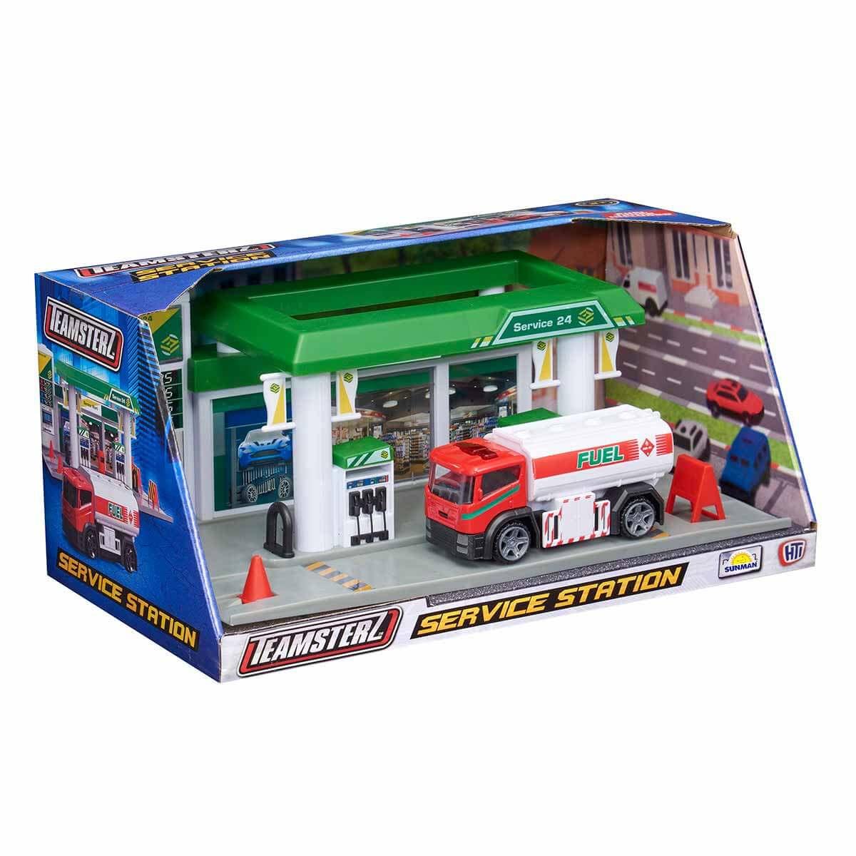 Sunman Oyuncak Teamsterz Service Station Petrol İstasyonu Seti 00073151