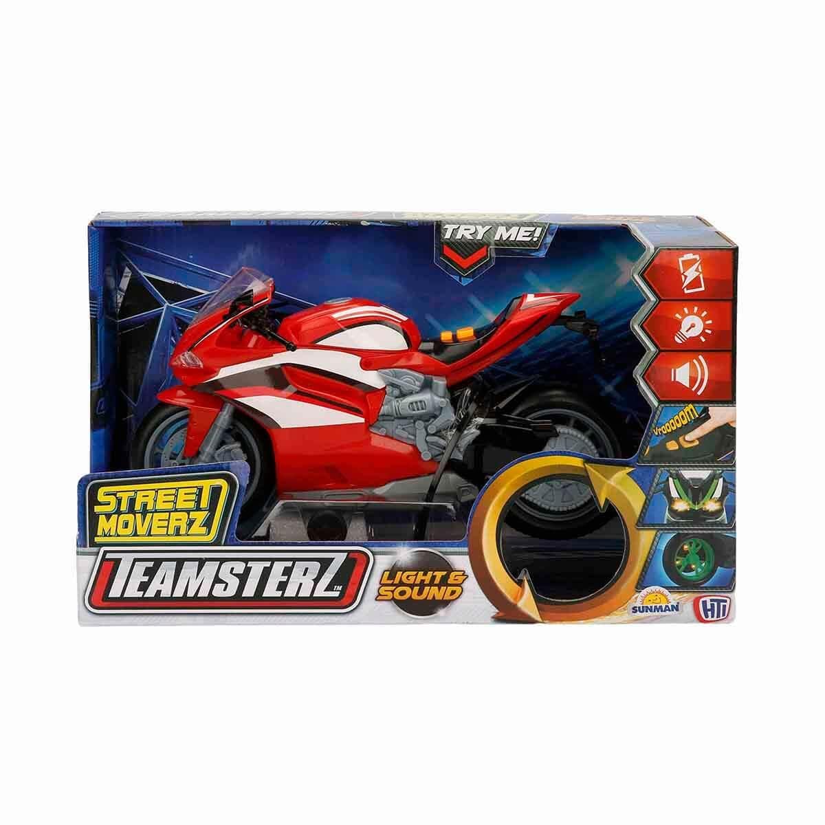 Sunman Oyuncak Teamsterz Street Moverz Sesli ve Işıklı Motorsiklet 00071021