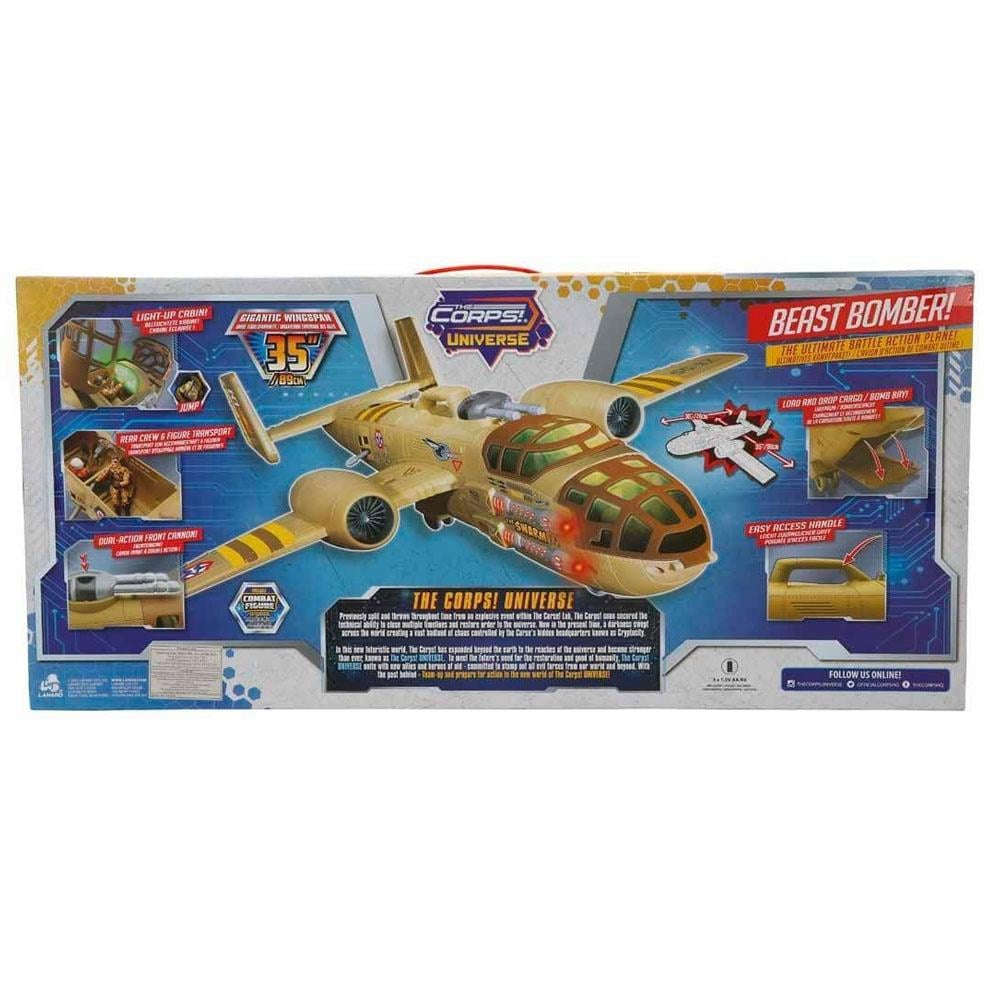 Sunman Oyuncak The Corps Universe Beast Bomber Sesli ve Işıklı Askeri Uçak 00033938