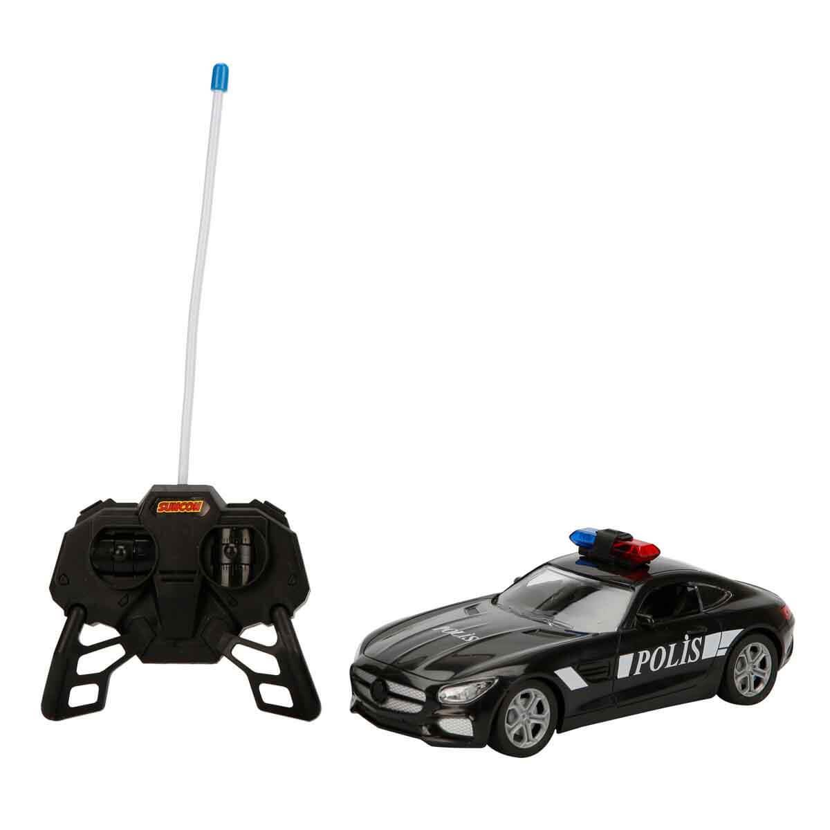Sunman Oyuncak Uzaktan Kumandalı Suncon Işıklı Polis Arabası 21 cm 00020357