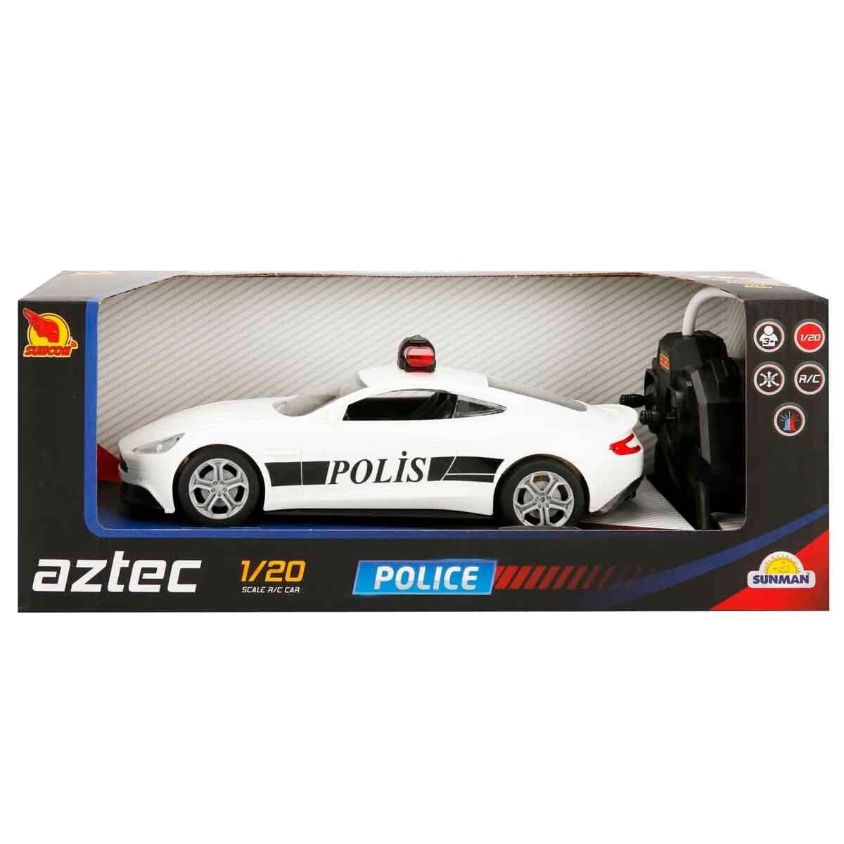 Sunman Oyuncak Uzaktan Kumandalı Suncon Işıklı Polis Arabası 21 cm 00020357