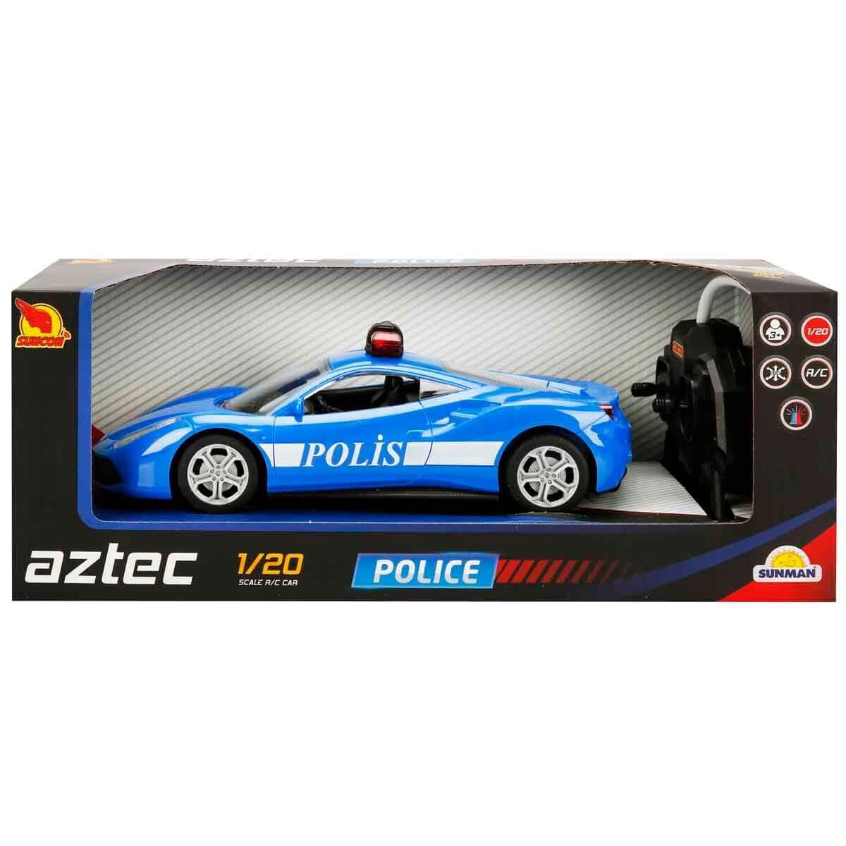 Sunman Oyuncak Uzaktan Kumandalı Suncon Işıklı Polis Arabası 21 cm 00020357