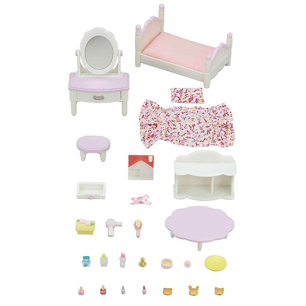 Sylvanian Families Yatak Odası ve Makyaj Masası ESF5285