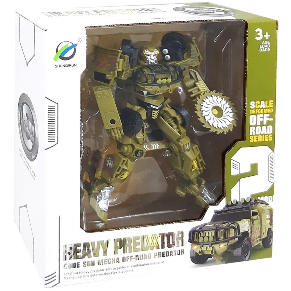 Teçhizatlı Dönüşebilen Robot 20 Cm 3+ 339-88