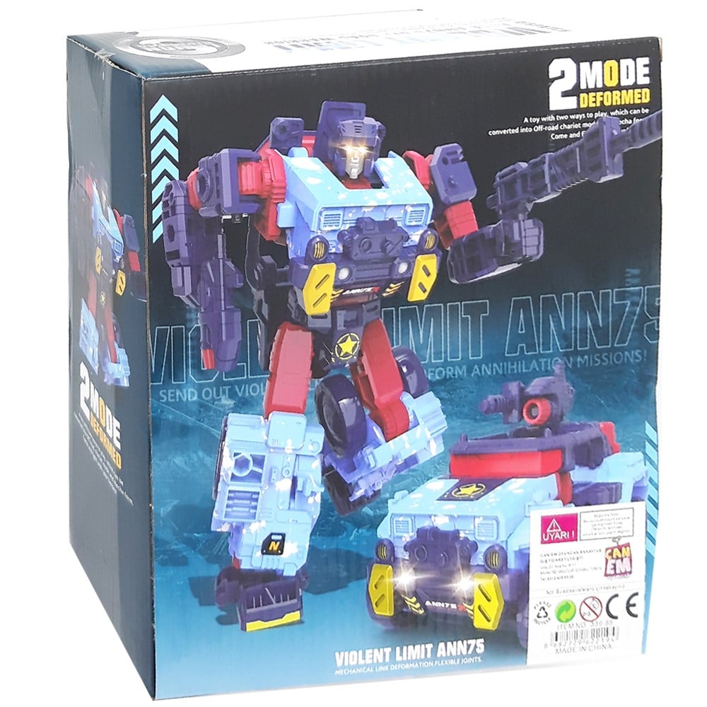 Teçhizatlı Dönüşebilen Robot 20 Cm 3+ 339-88