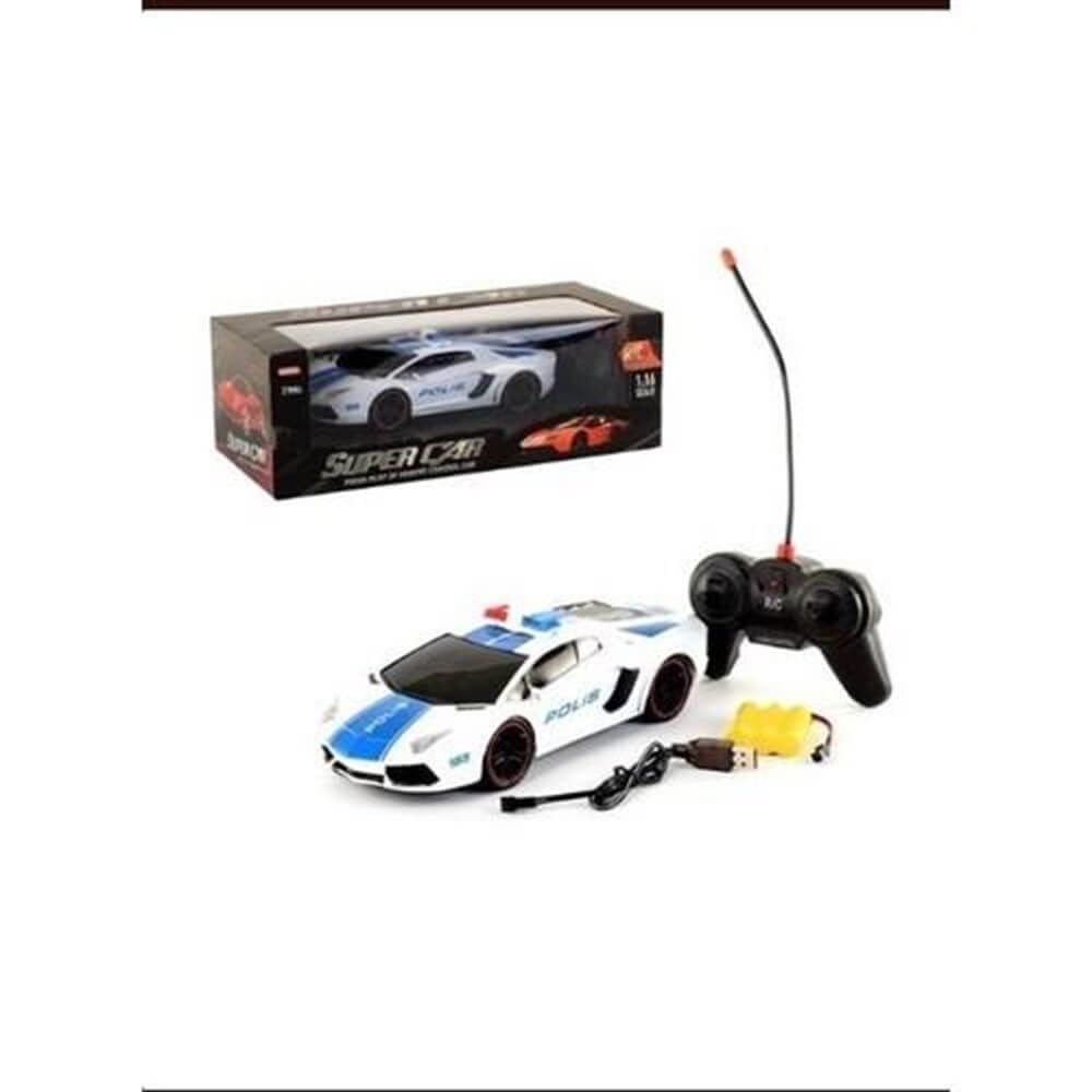 TOY-08 TOYSAN 1:16 POLICE CAR