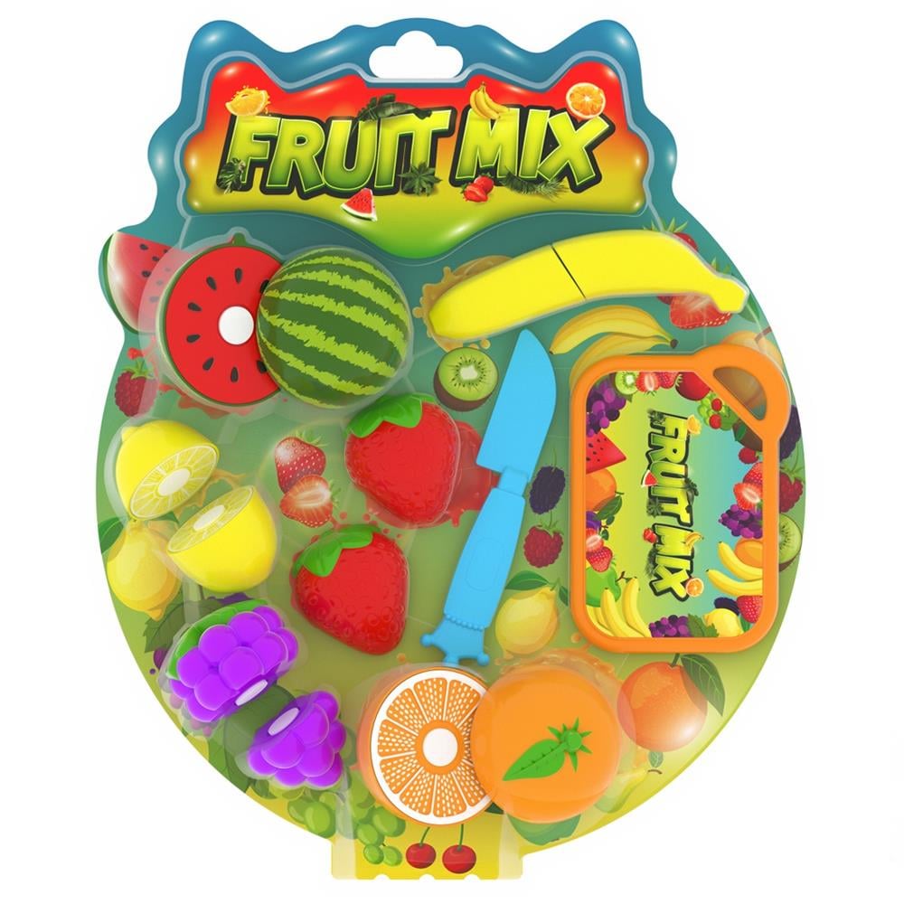 Uçar Oyuncak Fruit Mix Kesilebilir Cırt bantlı Meyveler 14 Parça 0235