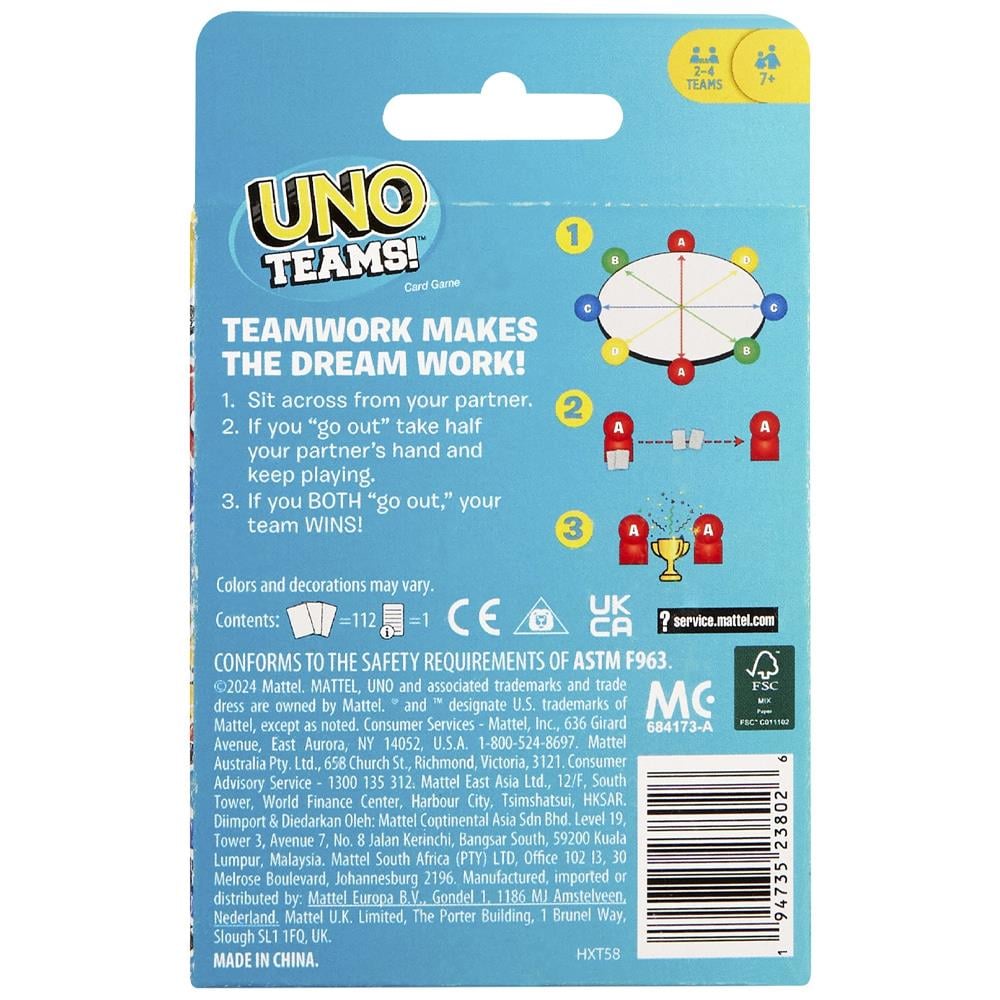 Uno Teams Kartlar HXT58