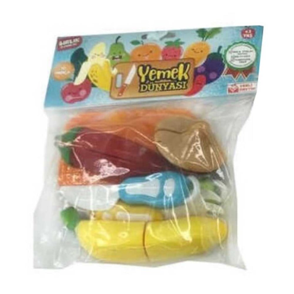 URT007-PVC-1A/B 3 MEYVELI KESILEBILEN SEBZE&MEYVE
