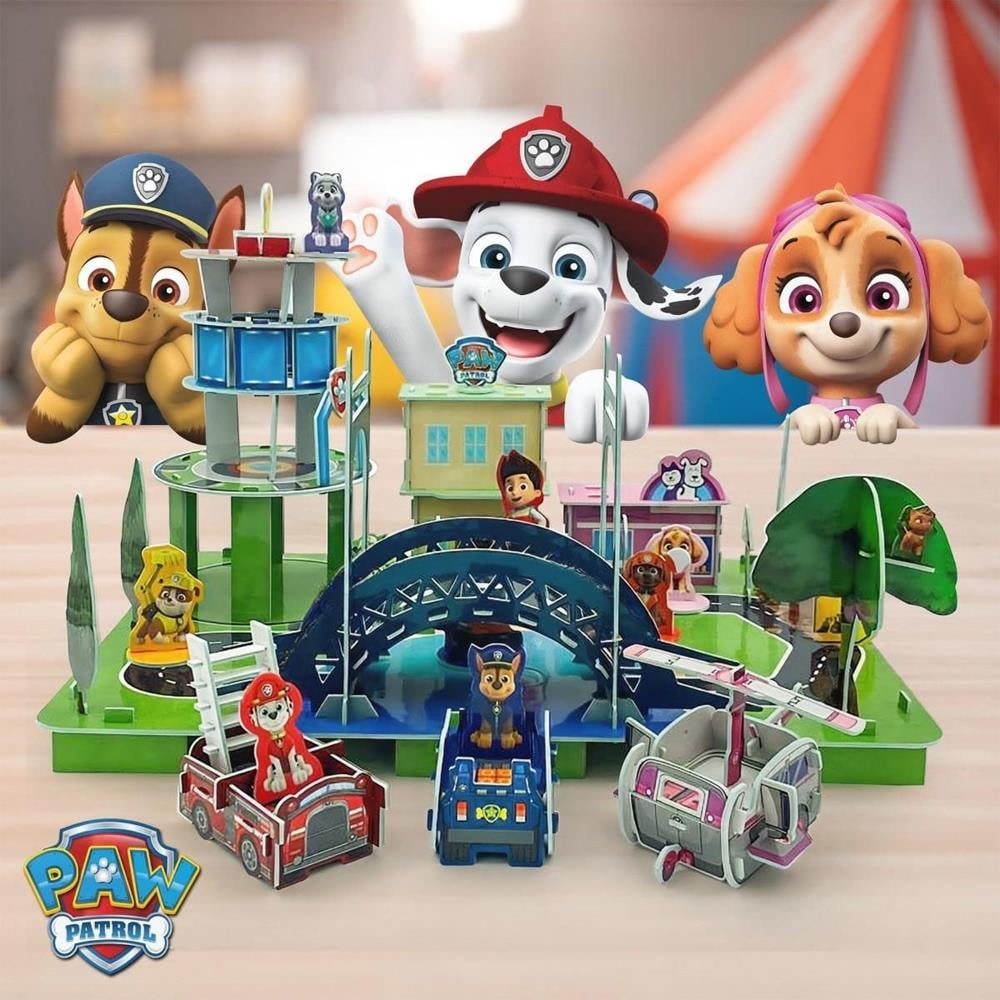 Utku Oyuncak Paw Patrol 3D Puzzle Oyun Alanı 126 Parça PW7948
