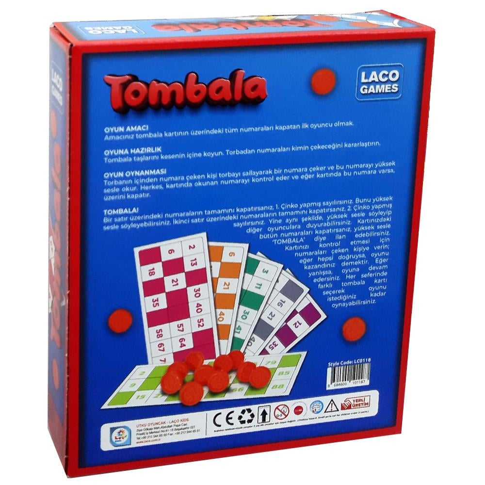 Utku Oyuncak Tombala LC0118