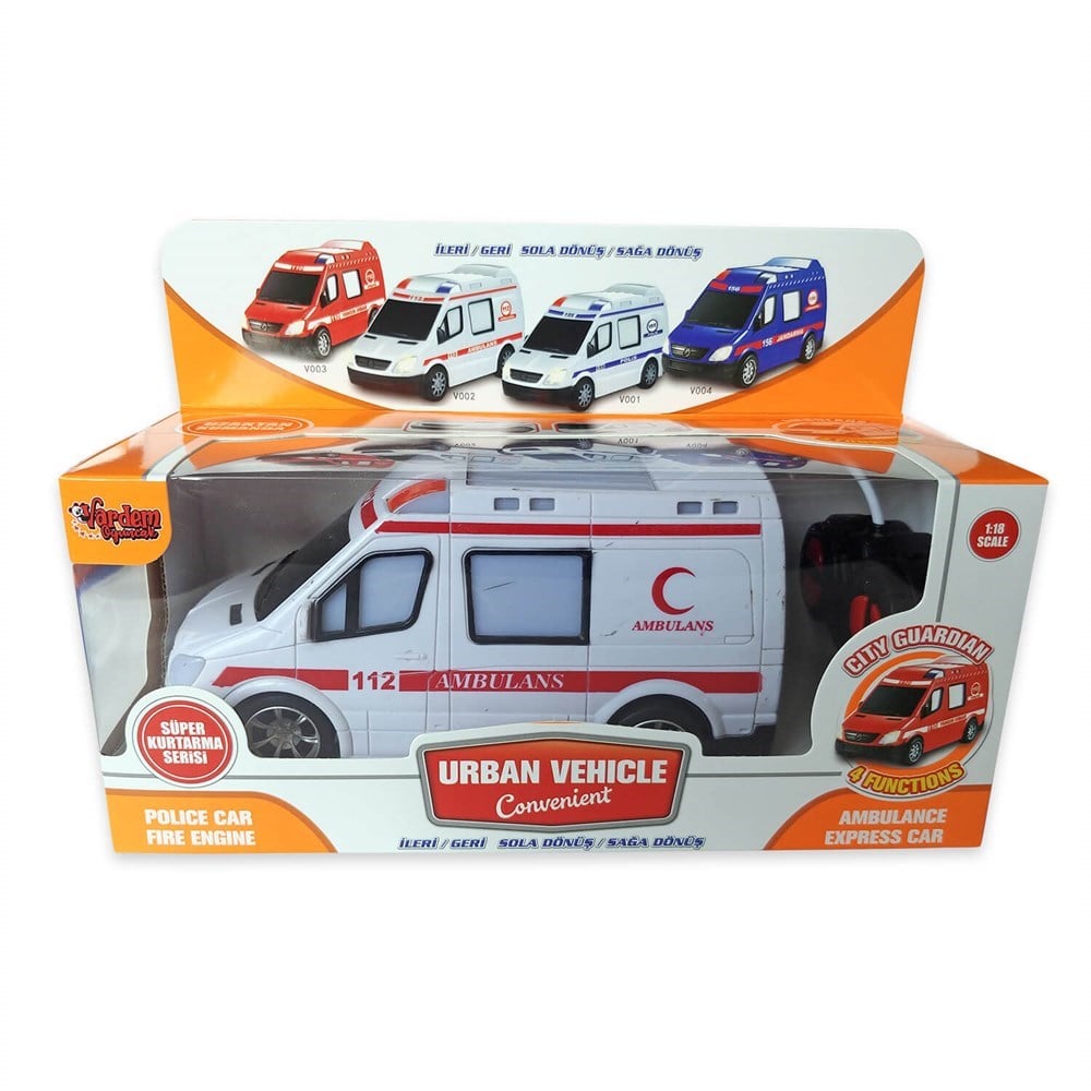 Uzaktan Kumandalı Ambulans Polis İtfaiye