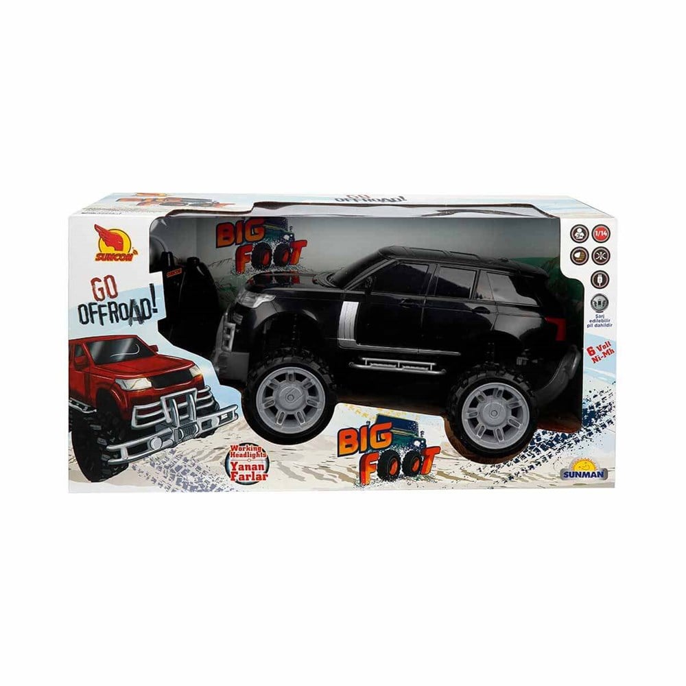 Uzaktan Kumandalı Big Foot Usb Şarjlı Jeep 34 cm 40012A