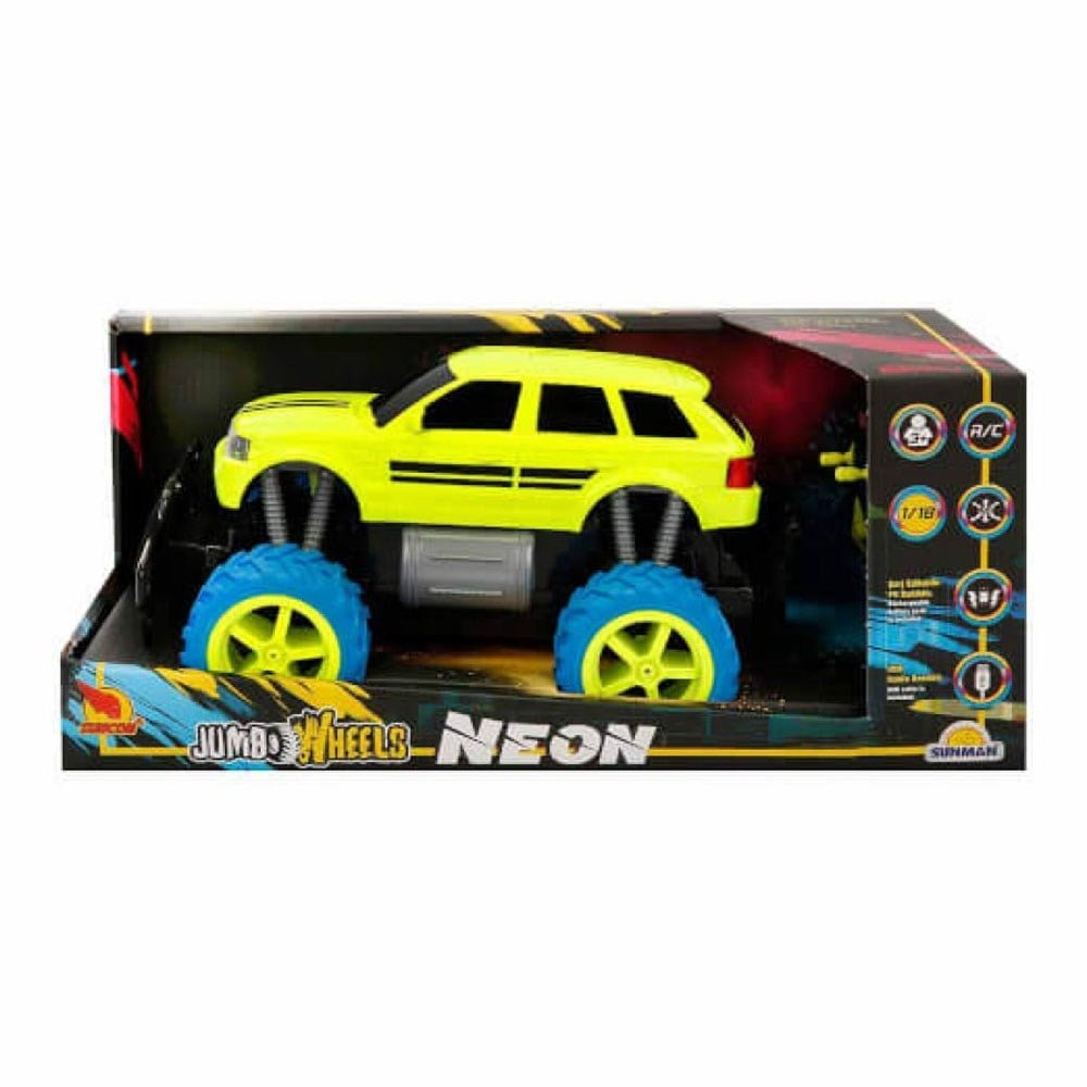 Uzaktan Kumandalı Neon Jumbo Weels USB Şarjlı Araba 80032