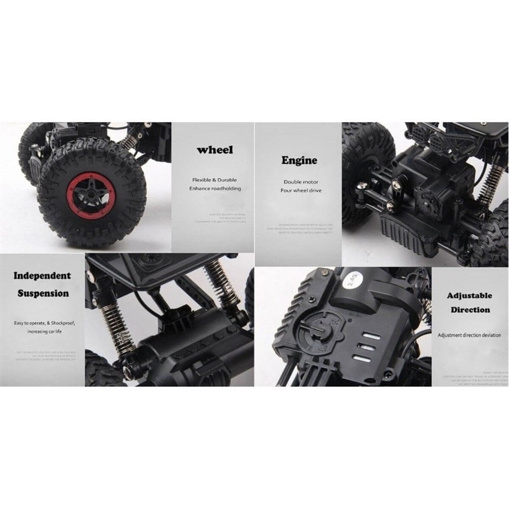 Uzaktan Kumandalı Şarjlı 1:20 4x4 Buggy Jeep Rock