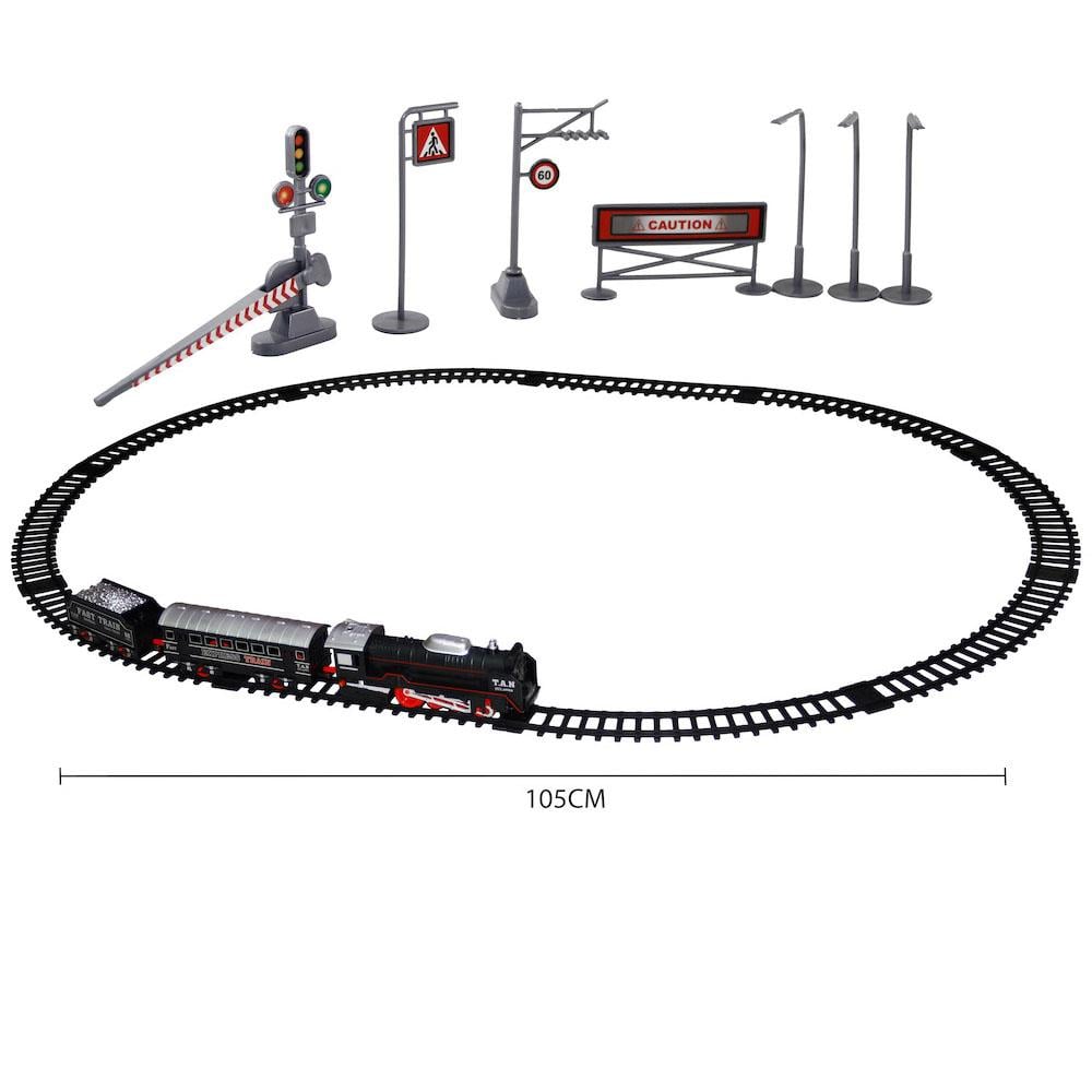 Vardem Oyuncak 20 Parça Işıklı ve Sesli Classic Model Tren Set JHX6683
