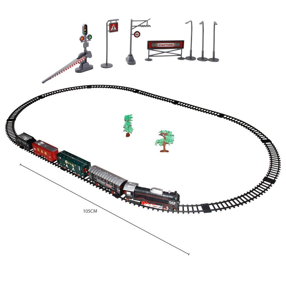 Vardem Oyuncak 26 Parça Işıklı ve Sesli Classic Model Tren Set JHX6687