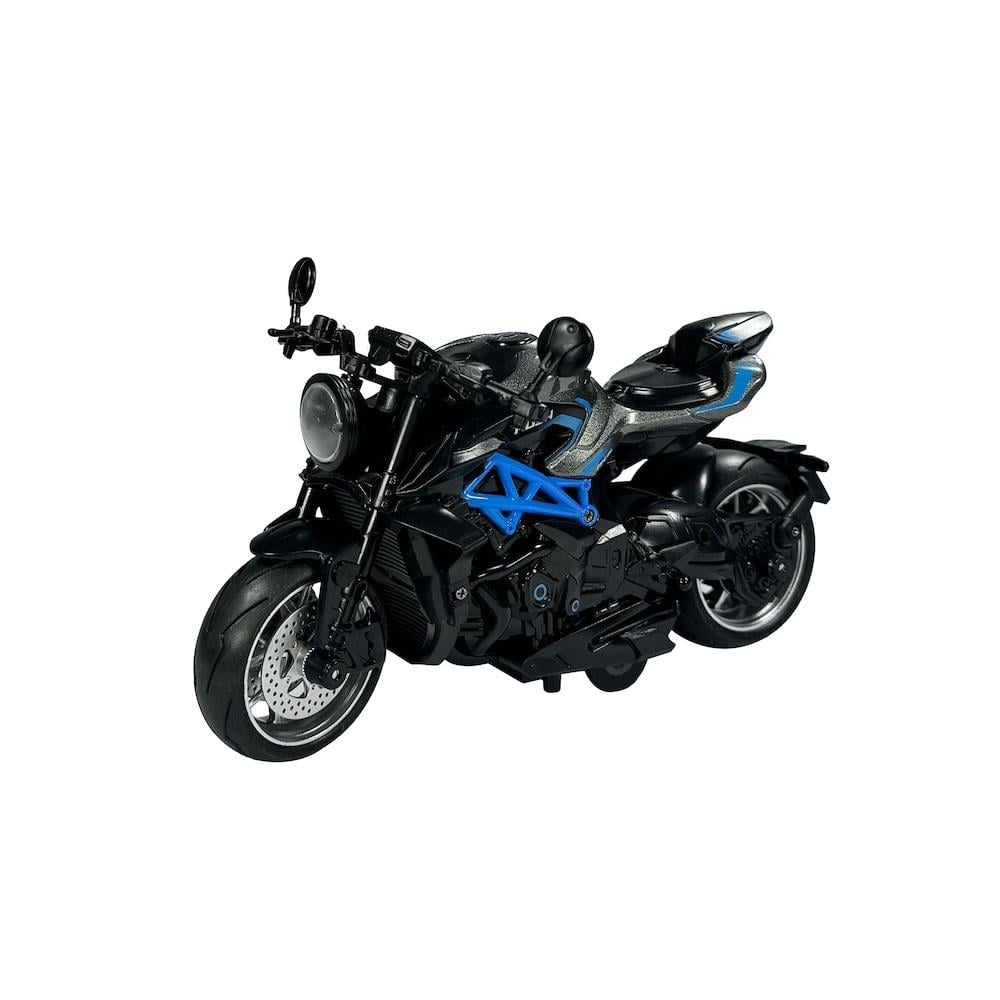 Vardem Oyuncak Çek Bırak 1:10 Die-Cast Işıklı Ve Sesli Metal Motosiklet MY66-M2242