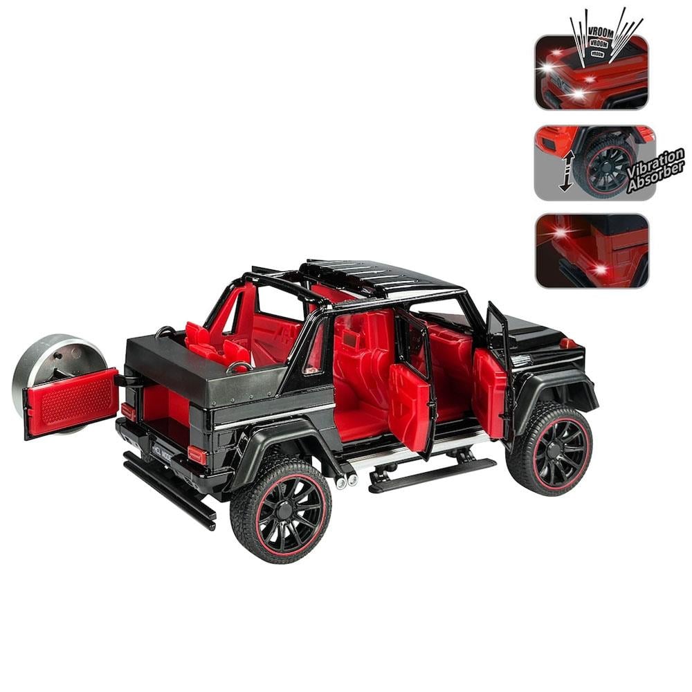 Vardem Oyuncak Çek Bırak 1:22 Sesli ve Işıklı Jeep HCL-902A