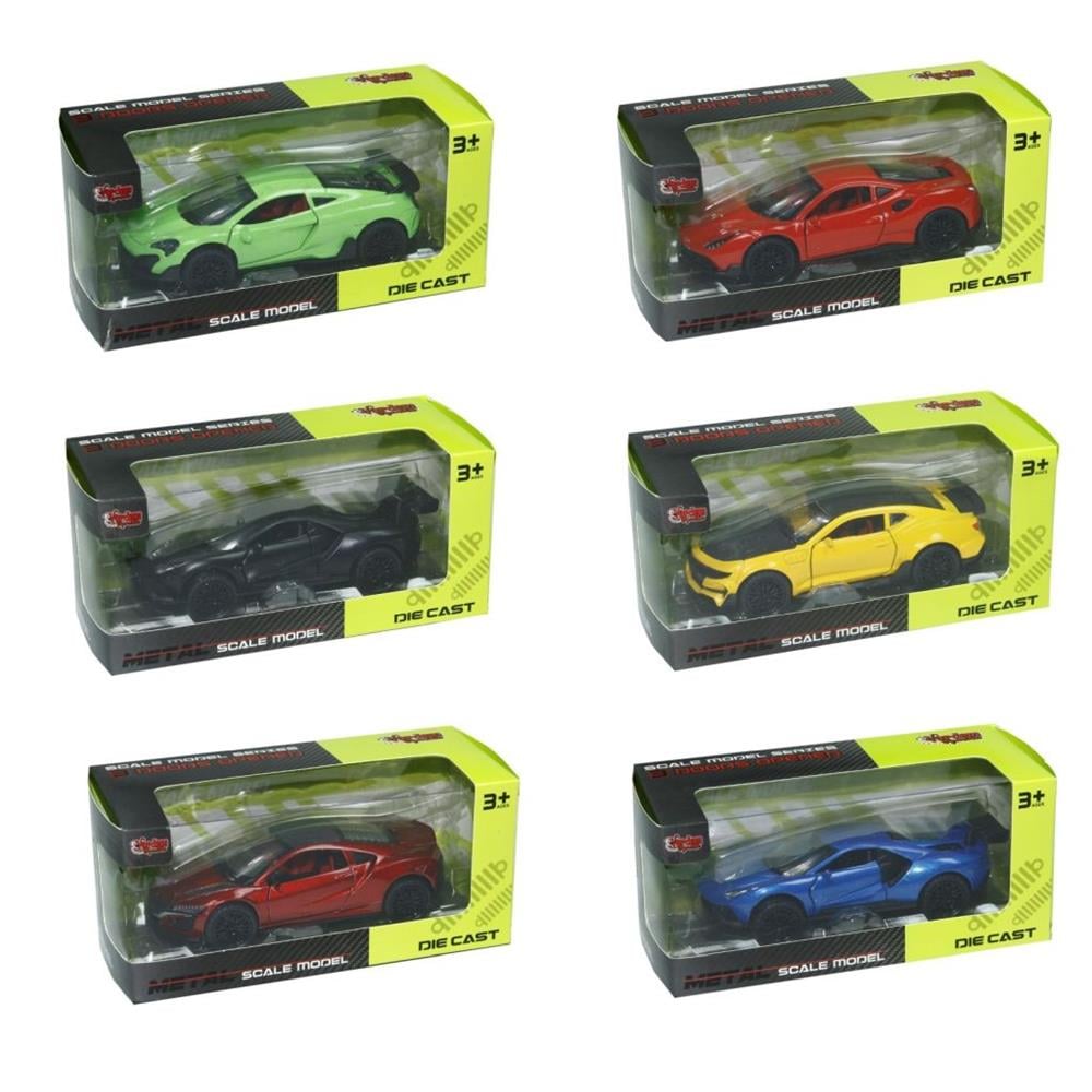 Vardem Oyuncak Çek Bırak 1:36 Metal Araba KM-3651A-3661A