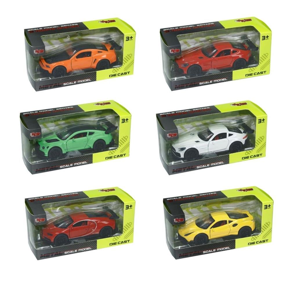 Vardem Oyuncak Çek Bırak 1:36 Metal Araba KM-3651A-3661A