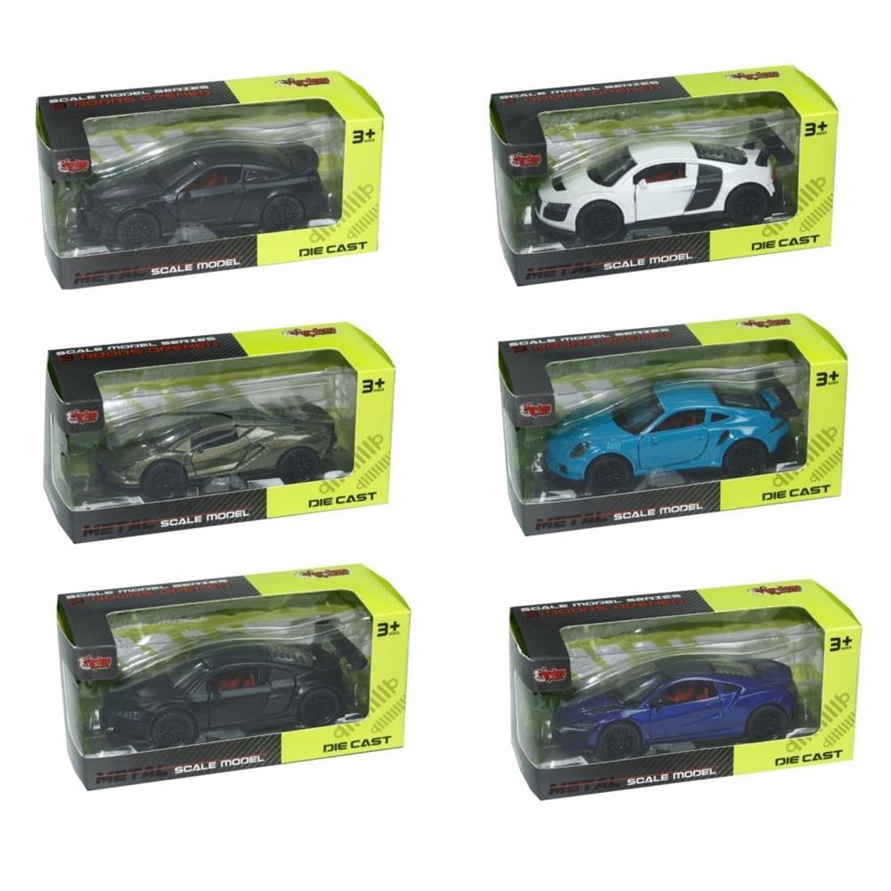 Vardem Oyuncak Çek Bırak 1:36 Metal Araba KM-3651A-3661A