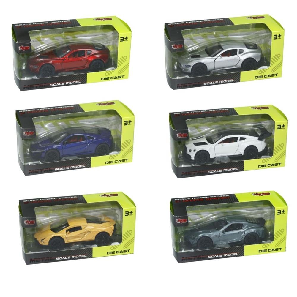 Vardem Oyuncak Çek Bırak 1:36 Metal Araba KM-3651A-3661A