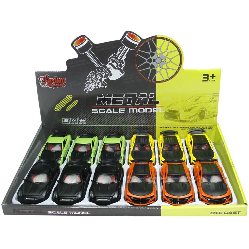 Vardem Oyuncak Çek Bırak 1:36 Metal Spor Araba KM-3611C