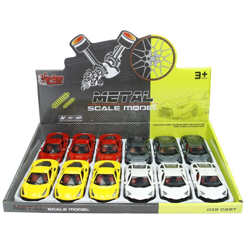 Vardem Oyuncak Çek Bırak 1:36 Metal Spor Araba KM-3651C
