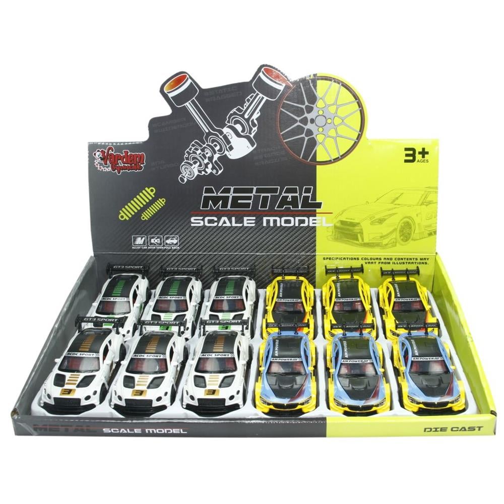 Vardem Oyuncak Çek Bırak 1:36 Metal Spor Araba KM-3672C