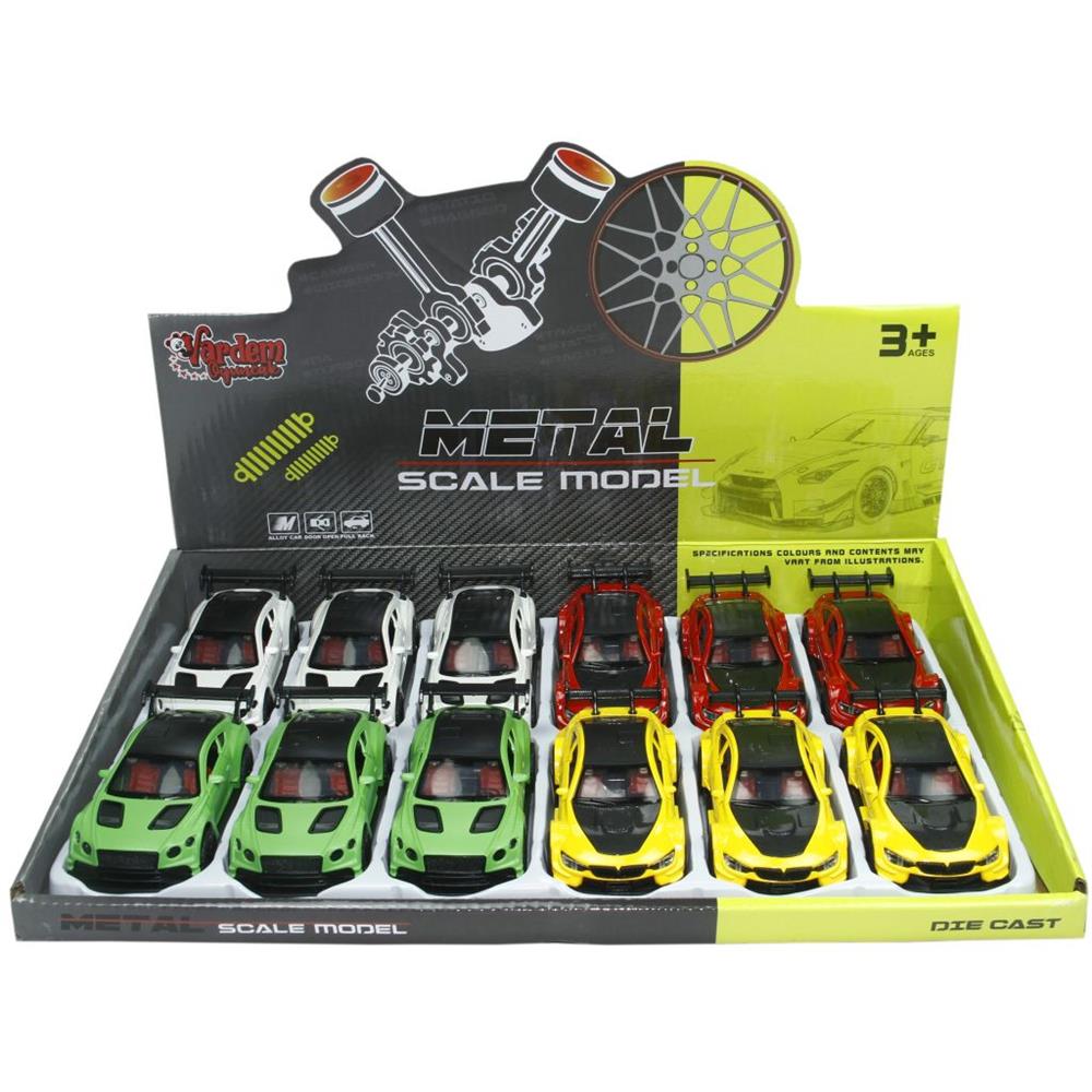 Vardem Oyuncak Çek Bırak 1:36 Metal Spor Araba KM-3671C