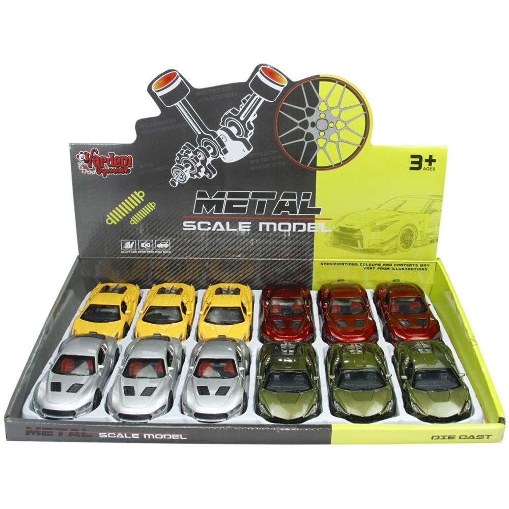 Vardem Oyuncak Çek Bırak 1:36 Metal Spor Araba KM-36111C