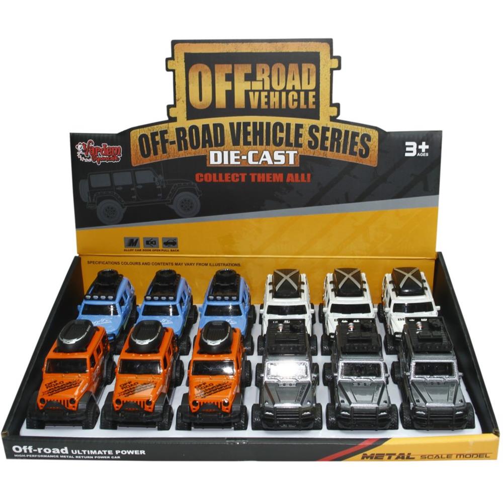 Vardem Oyuncak Çek Bırak 1:36 Metal Spor Jeep KM-36141C