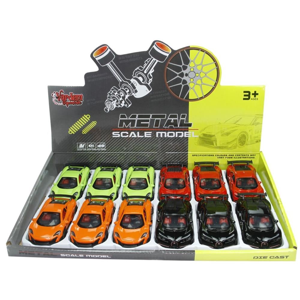 Vardem Oyuncak Çek Bırak 1:36 Metal Spor Araba KM-3661C