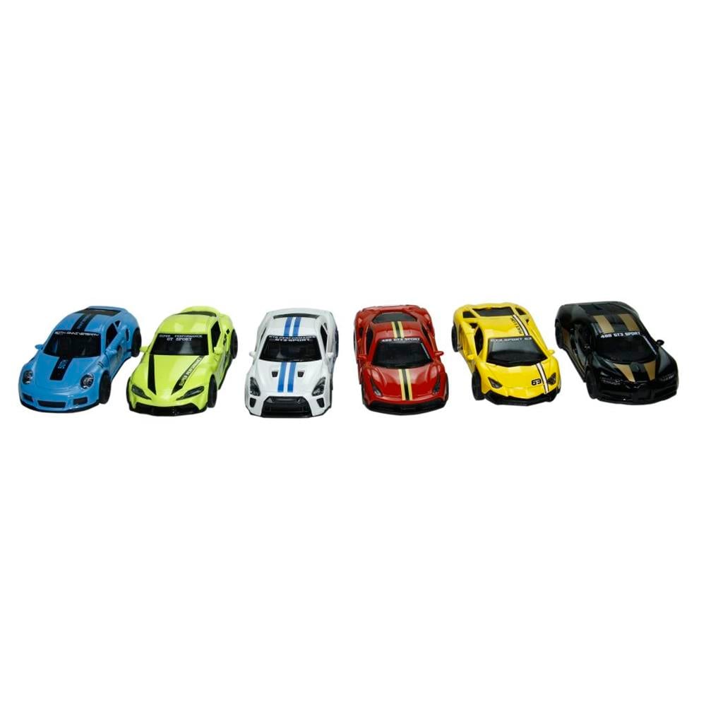 Vardem Oyuncak Çek Bırak 1:43 Şeritli Metal Spor Araba KM-4312C