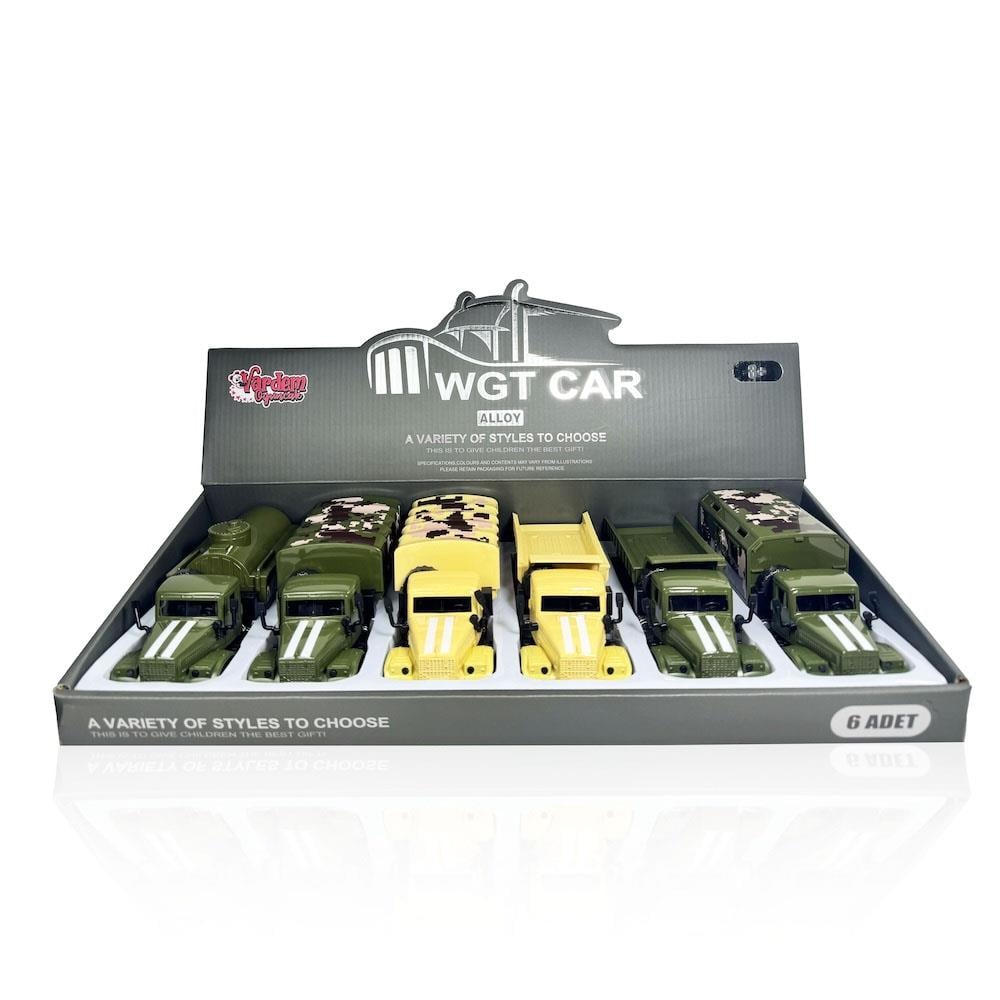 Vardem Oyuncak Çek Bırak 1:50 Kamuflajlı Kamyon WK-2217-10