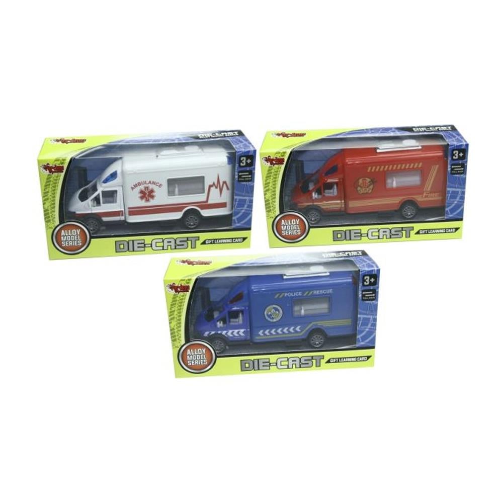 Vardem Oyuncak Çek Bırak Die-Cast Kurtarma Araçları XFD889-289