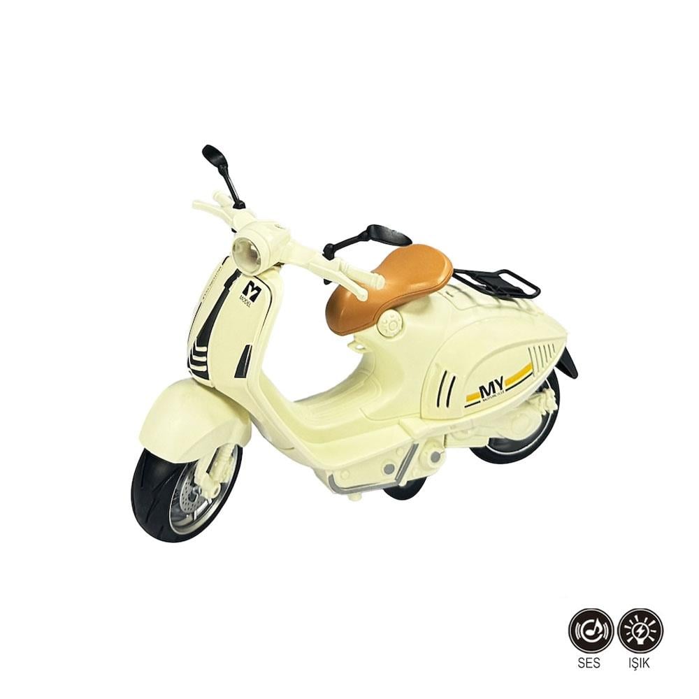 Vardem Oyuncak Çek Bırak Sesli ve Işıklı 1:10 Die-Cast Clasic Vp Motosiklet MY66-M2243