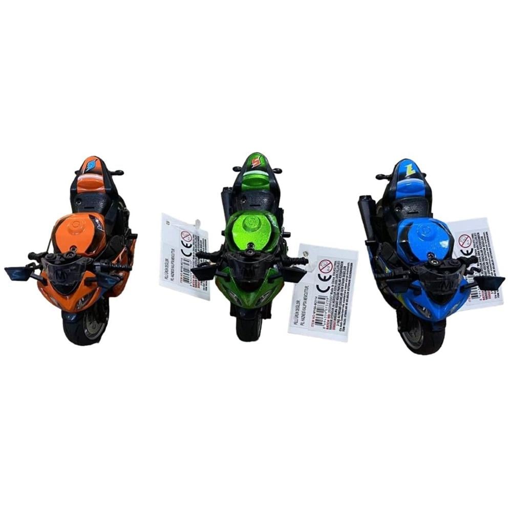 Vardem Oyuncak Çek Bırak1:14 Die-Cast Clasic Motosiklet MY66-M2114