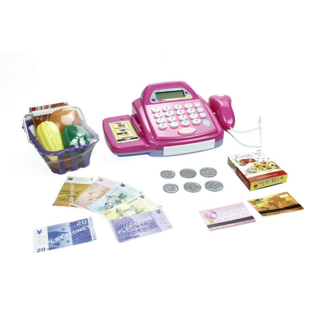 Vardem Oyuncak Işıklı Müzikli Pembe Yazar Kasa HUA-66049