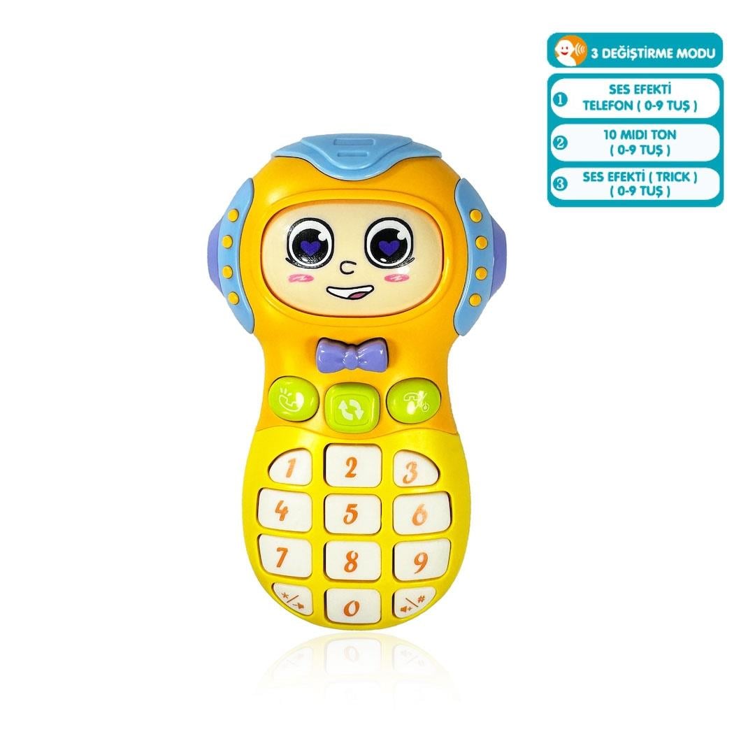 Vardem Oyuncak Işıklı ve Müzikli Cep Telefonu Bebek Piyanosu JLG-855-40A