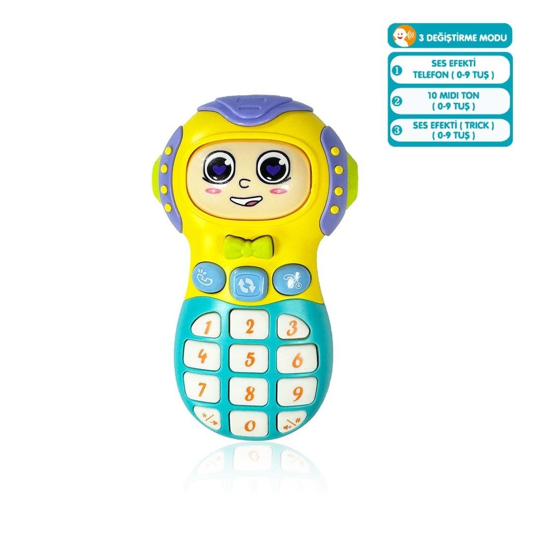 Vardem Oyuncak Işıklı ve Müzikli Cep Telefonu Bebek Piyanosu JLG-855-40A