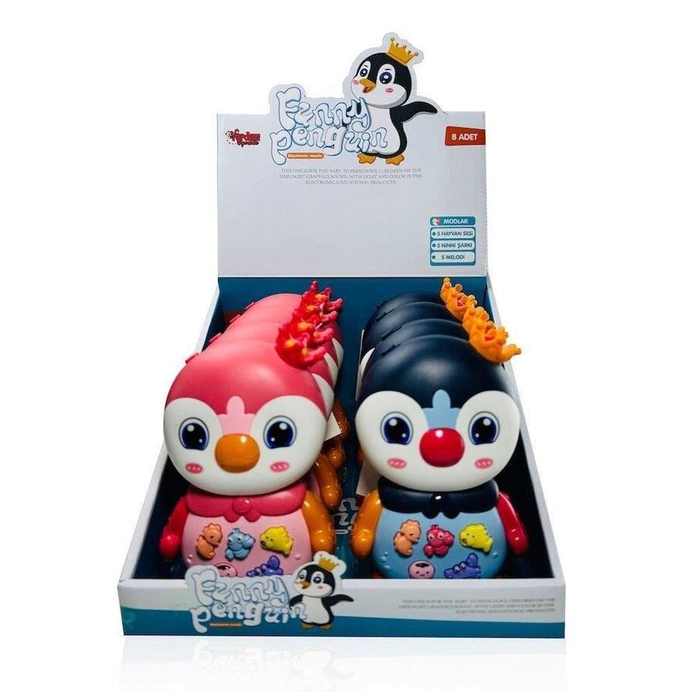 Vardem Oyuncak Işıklı ve Müzikli Penguen Bebek Piyanosu JLG-855-136A