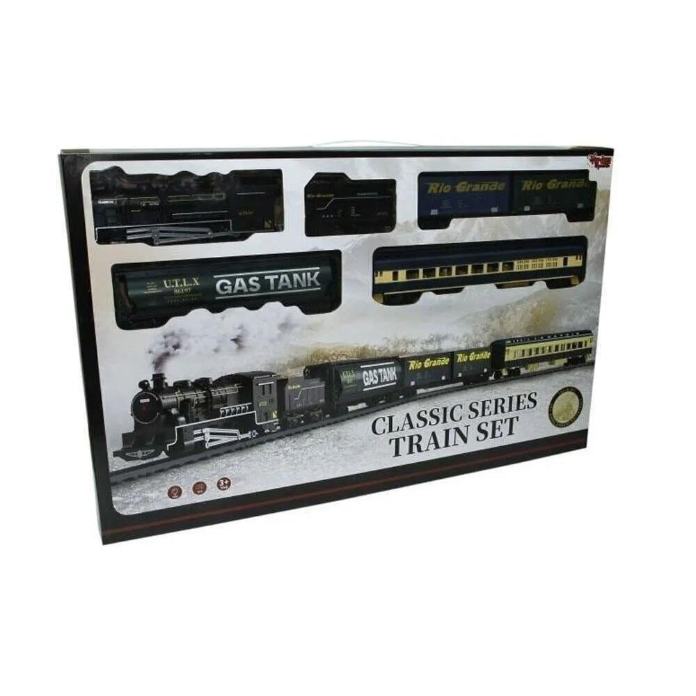 Vardem Oyuncak Işıklı ve Sesli 33 Parça Classic Büyük Tren Set FF-1601C
