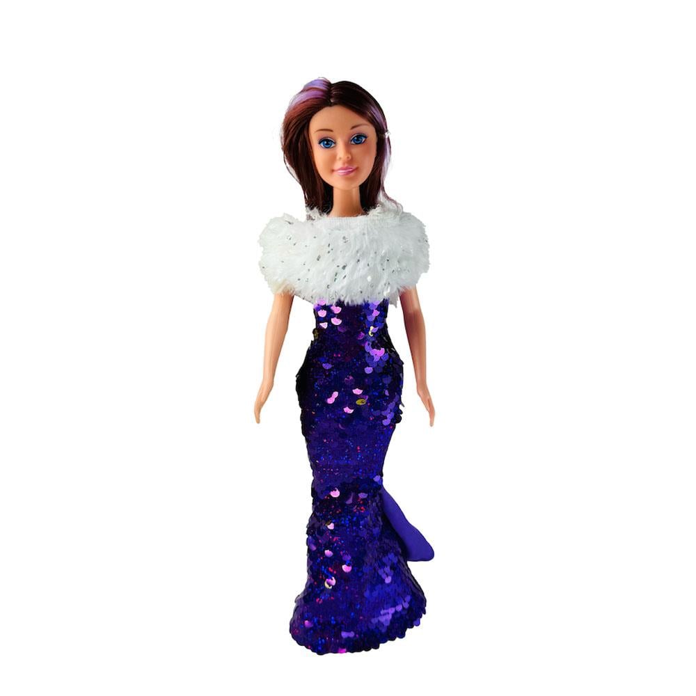 Vardem Oyuncak Pullu Kıyafetli 30 Cm Bebek WG-66772-73