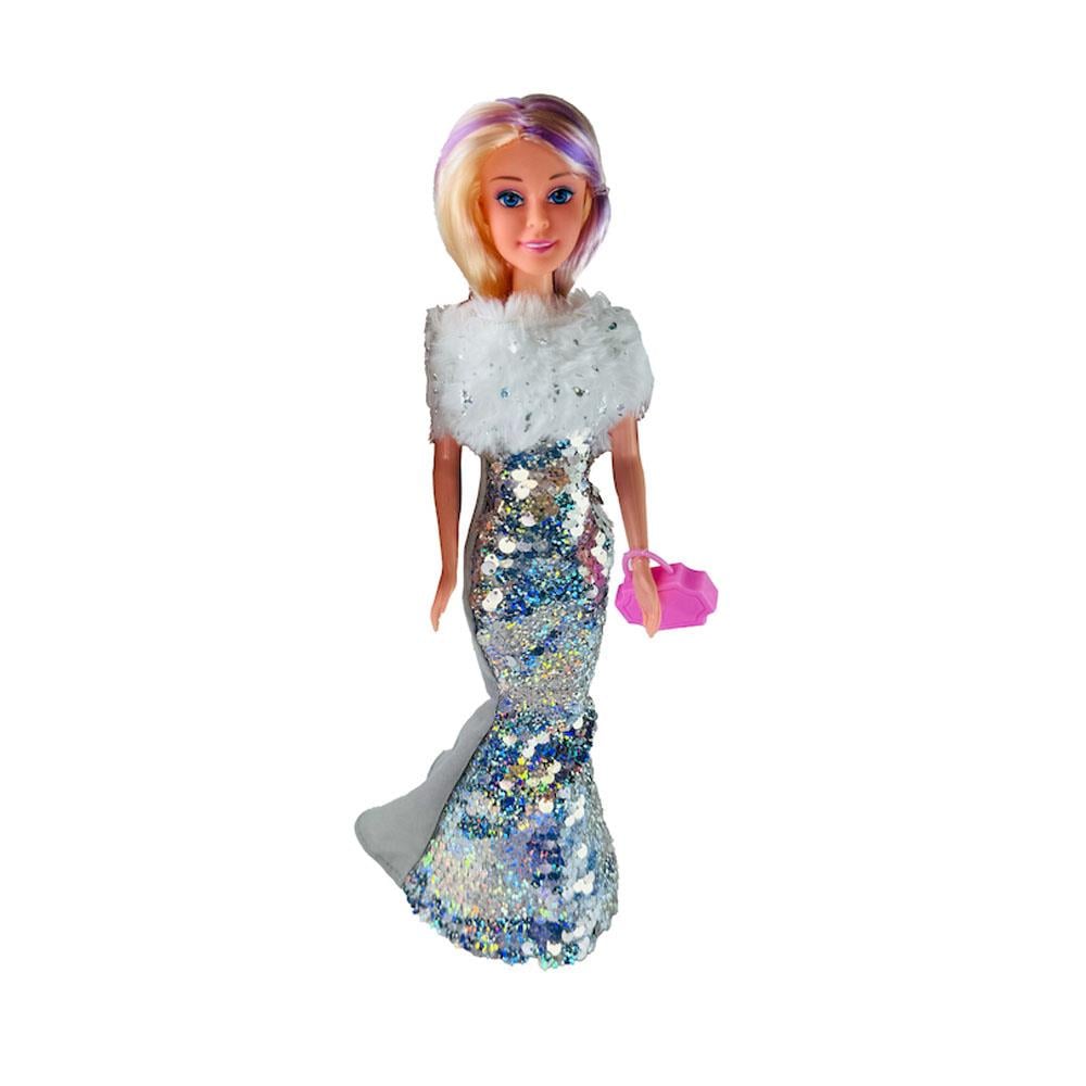 Vardem Oyuncak Pullu Kıyafetli 30 Cm Bebek WG-66772-73