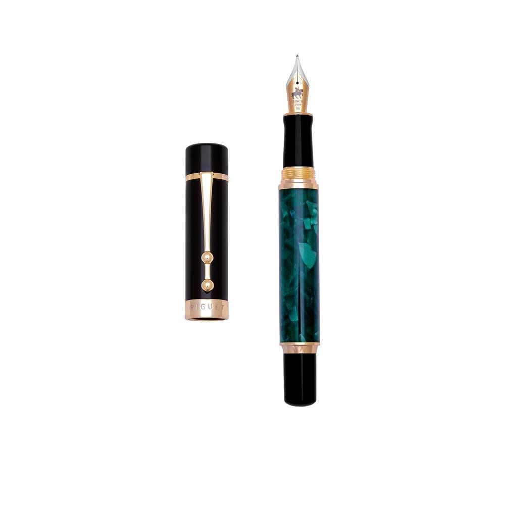 Piguet TAURUS Marble Vert Fountain Pen (Green)